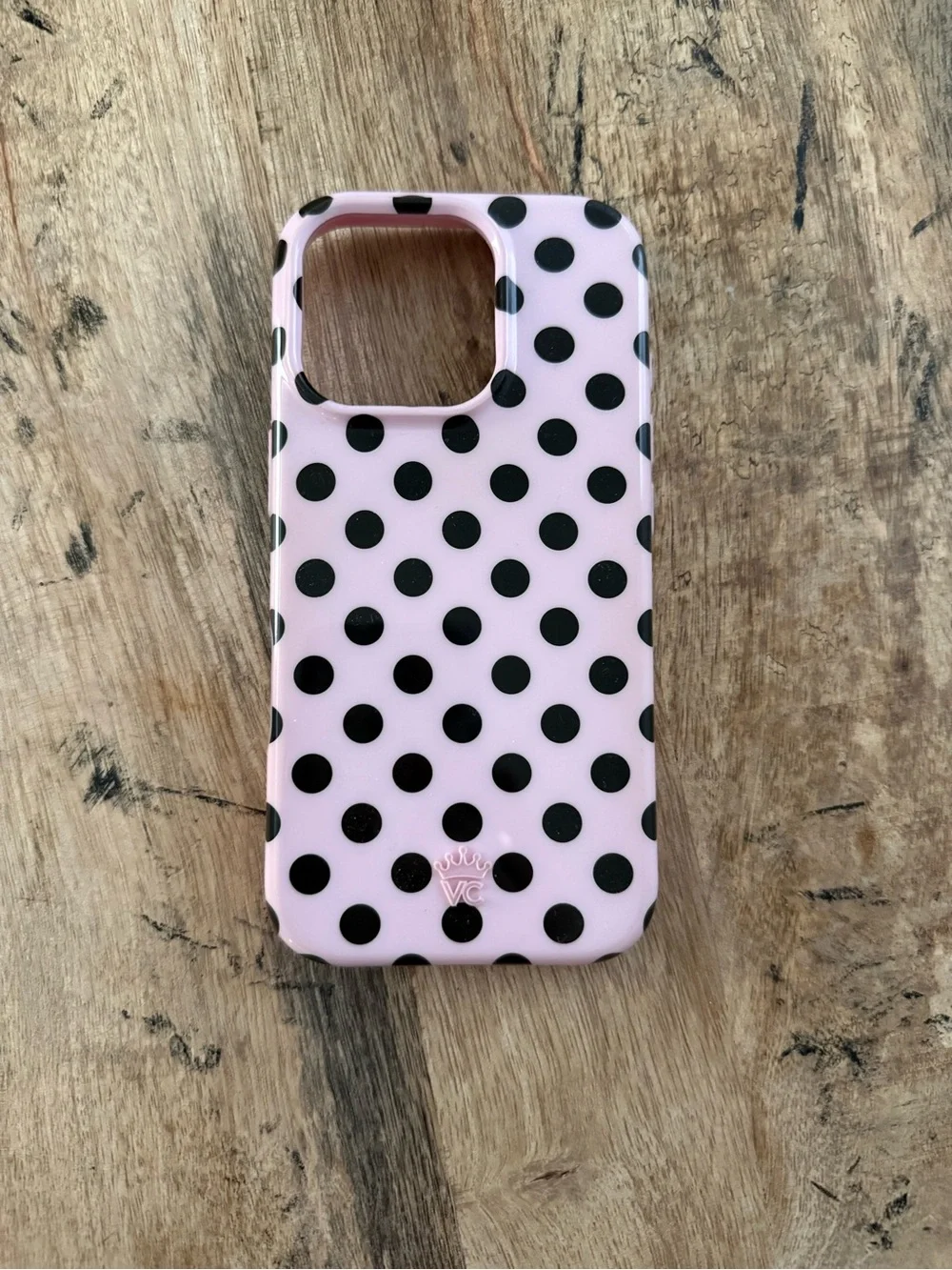 Velvet Caviar Princess Pink Polka Dot Case